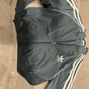 Adidas boys forest green jacket